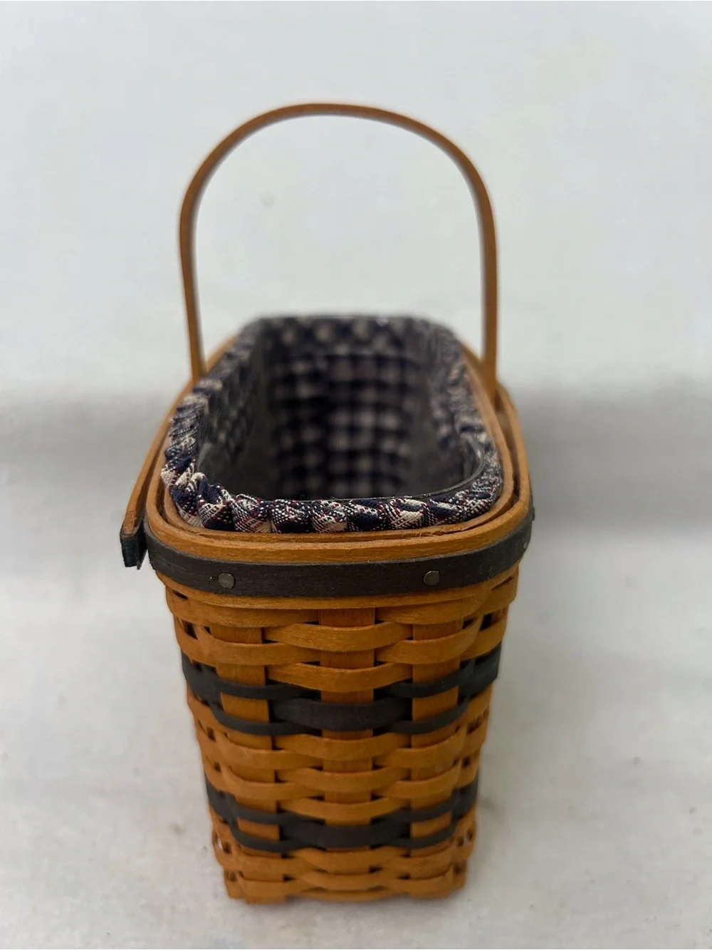 Longaberger J.W. Collection Miniature Bread & Milk Basket